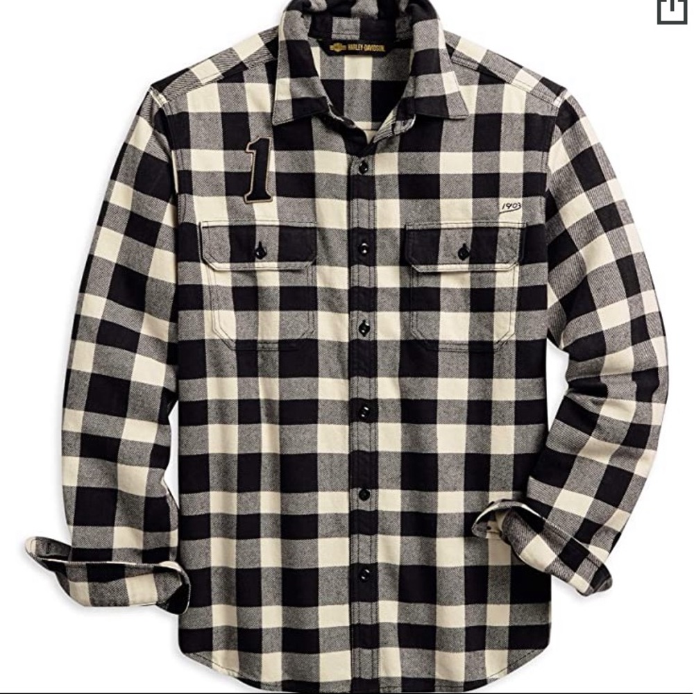 COPY - Harley - Davidson 🏍 Plaid Shirt